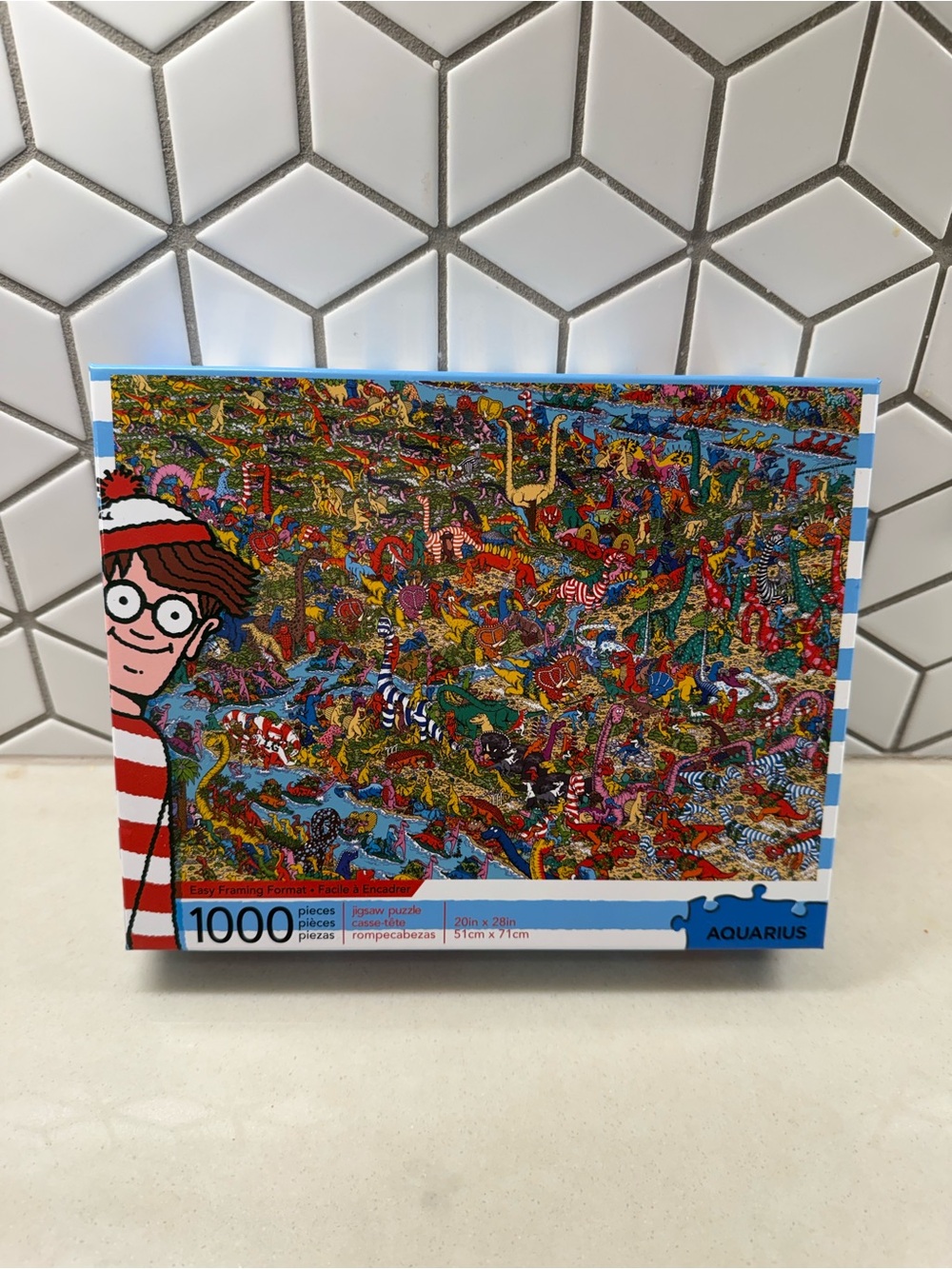 Aquarius Where’s Waldo 1000 Piece Dinosaur Puzzle